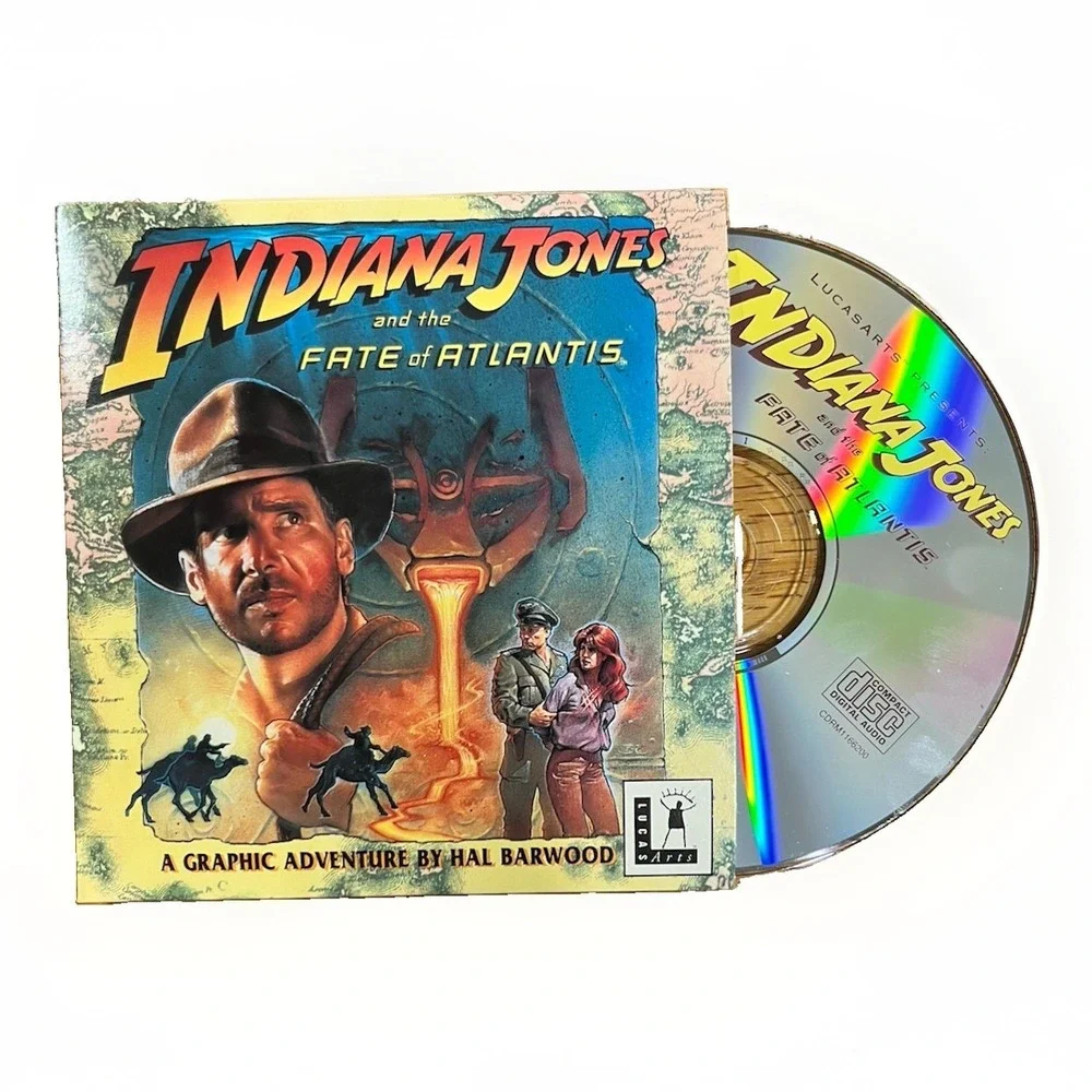 Indiana Jones and The Fate of Atlantis - COMPLETE IN BOX MAC CD